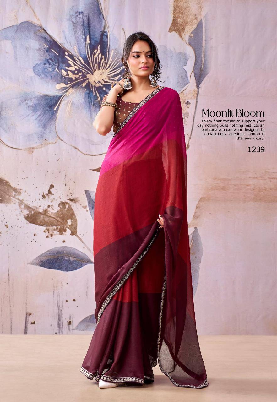 Stavan celebrities chiffon Saree Wholesalers in Mumbai